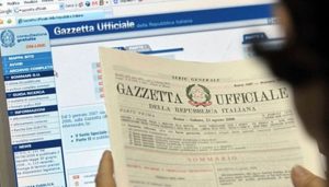 concorsi, Gazzetta Ufficiale