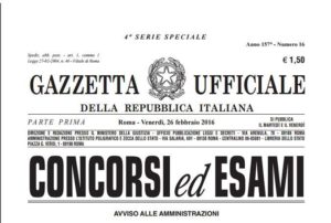 Gazzetta Ufficiale Concorsi